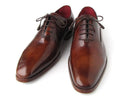 Paul Parkman (FREE Shipping) Plain Toe Brown Calfskin Oxfords (ID
