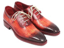 Paul Parkman (FREE Shipping) Reddish Camel Medallion Toe Oxfords (ID