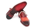 Paul Parkman (FREE Shipping) Reddish Camel Medallion Toe Oxfords (ID