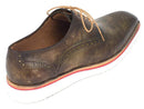 Paul Parkman (FREE Shipping) Smart Casual Oxford Shoes For Men Army Green (ID