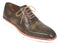 Paul Parkman (FREE Shipping) Smart Casual Oxford Shoes For Men Army Green (ID