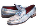 Paul Parkman (FREE Shipping) Tassel Loafers Lila Hand-Painted (ID