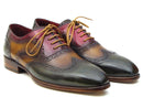 Paul Parkman (FREE Shipping) Three Tone Wingtip Oxfords (ID