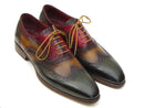 Paul Parkman (FREE Shipping) Three Tone Wingtip Oxfords (ID