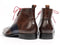 Paul Parkman (FREE Shipping) Wingtip Ankle Boots Dual Tone Brown & Blue (ID#777-BRW-BLU)-'--JadeMoghul Inc.