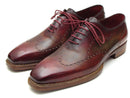 Paul Parkman (FREE Shipping) Wingtip Oxford Goodyear Welted Bordeaux & Camel (ID