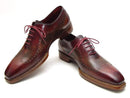 Paul Parkman (FREE Shipping) Wingtip Oxford Goodyear Welted Bordeaux & Camel (ID