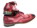 Paul Parkman (FREE Shipping) Wintip Oxfords Burgundy Handpainted Calfskin (ID
