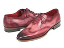 Paul Parkman (FREE Shipping) Wintip Oxfords Burgundy Handpainted Calfskin (ID