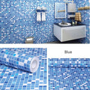 Pearl White DIY Decorative Film PVC Self adhesive Wall paper Furniture Renovation Stickers Kitchen Cabinet Waterproof Wallpaper JadeMoghul Inc.