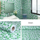 Pearl White DIY Decorative Film PVC Self adhesive Wall paper Furniture Renovation Stickers Kitchen Cabinet Waterproof Wallpaper JadeMoghul Inc.