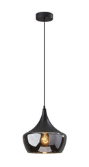 Pendant Lights Black Pendant Light - 12" X 12" X 12" Black Metal Pendant HomeRoots