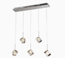 Pendant Lights Pendant Lighting - Firefly Floating Crystal 5-light Dangling Pendant HomeRoots