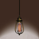 Pendant Lights Pendant Lighting - Priscilla Single-light Edison Pendant with Bulb HomeRoots