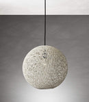Pendant Lights Rustic Pendant Lighting - 15" X 15" X 13.5" Natural Shade Large Pendant HomeRoots