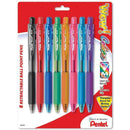 PENTEL 8PK WOW RETRACTABLE BALL-Supplies-JadeMoghul Inc.