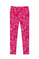 Peony Blaze Lucy Pink Floral Performance Leggings - Women-Peony Blaze-XS-Fuchsia/Pink-JadeMoghul Inc.