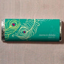 Perfect Peacock Nut Free Gourmet Milk Chocolate Bar Indigo Blue (Pack of 1)-Wedding Candy Buffet Accessories-Black-JadeMoghul Inc.