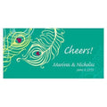 Perfect Peacock Small Ticket Indigo Blue (Pack of 120)-Reception Stationery-Pewter Grey-JadeMoghul Inc.