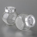 Perfectly plain collection large Candy jar with a silver plated plastic vacuum seal cap-Wedding Candy Buffet Accessories-JadeMoghul Inc.