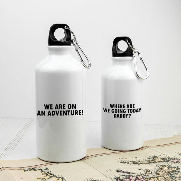 Personalized Gifts For Dad - Daddy & Me Adventure's Together Water Bottles