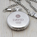Personalized Watches Groomsman Monogram Collection Pocket Watch