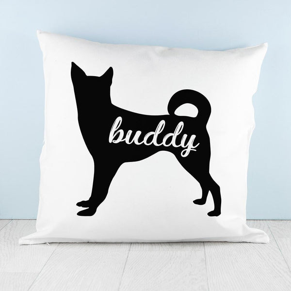 Personalised Pillow Husky Silhouette Cushion Cover