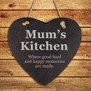 Personalised Mums Kitchen Hanging Slate Keepsake