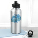 Personalized Water Bottles Silver Water Bottle