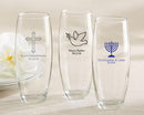 Personalized 9 oz. Stemless Champagne Glass - Religious-Personalized Coasters-JadeMoghul Inc.