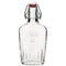 Personalized Clear Glass Hip Flask Key Etching (Pack of 1)-Personalized Gifts For Men-JadeMoghul Inc.