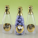 Personalized Coasters Personalised metallics Collection champagne bottle acrylic container with gold foil top Fashioncraft