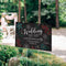 Personalized Directional Sign (18x12) - Chalk Wedding-Wedding Signs-JadeMoghul Inc.