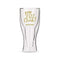 Personalized Gifts For Men Personalized Double Walled Beer Glass Pop Fizz Clink! Printing Gold (Pack of 1) Weddingstar