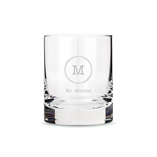 Personalized Gifts For Men Personalized Whiskey Glasses Monogrammed (Pack of 1) Weddingstar