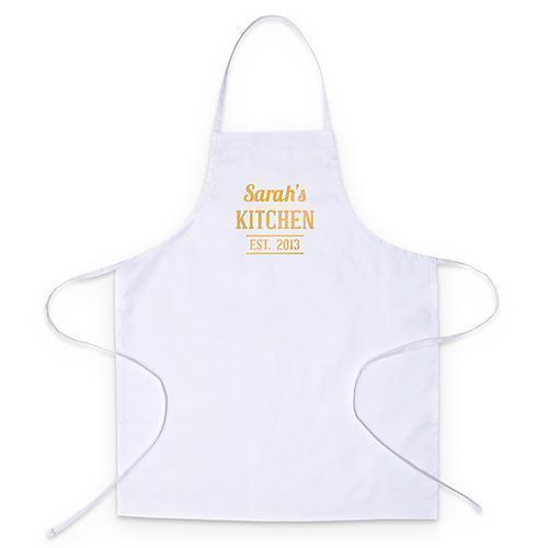 Personalized Gifts for Women Personalized Kitchen Apron - Kitchen Black (Pack of 1) Weddingstar