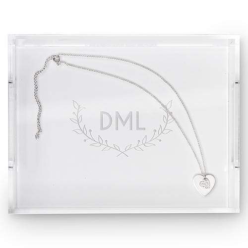 Personalized Gifts for Women Rectangular Acrylic Tray (Pack of 1) Weddingstar
