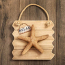Personalized Gifts for Women Starfish wall plaque - Relax - distressed wood edge Fashioncraft