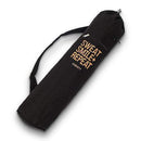 Yoga Mat Bag - Sweat Smile + Repeat Black (Pack of 1)