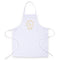 Personalized Kitchen Apron - Circle Monogram White (Pack of 1)-Personalized Gifts for Women-JadeMoghul Inc.