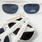 personalized metallics collection white sunglasses from fashioncraft-Bridal Shower Decorations-JadeMoghul Inc.