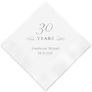 Personalized Paper Napkins Printed Napkins Cocktail Pastel Yellow (Pack of 100) Weddingstar