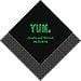 Personalized Paper Napkins Printed Napkins Dinner - Rectangular Fold Grass Green (Pack of 80) Weddingstar