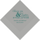 Personalized Paper Napkins Printed Napkins Dinner - Rectangular Fold Grass Green (Pack of 80) Weddingstar
