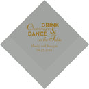 Personalized Paper Napkins Printed Napkins Dinner - Rectangular Fold Grass Green (Pack of 80) Weddingstar