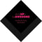 Personalized Paper Napkins Printed Napkins Dinner - Rectangular Fold Hot Pink (Pack of 80) Weddingstar
