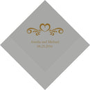 Personalized Paper Napkins Printed Napkins Luncheon Grass Green (Pack of 1) Weddingstar