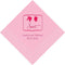 Personalized Paper Napkins Printed Napkins Luncheon Hot Pink (Pack of 1) Weddingstar