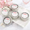 Personalized Silver Round Candy Tin - Rustic Bridal Shower Collection (2 Sets of 12)-Bridal Shower Decorations-JadeMoghul Inc.