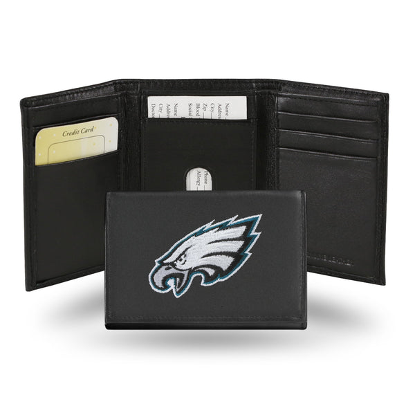 Credit Card Wallet Philadelphia Eagles Embroidery Trifold